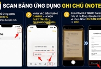 Scan ảnh và tài liệu trên iPhone sắc nét, đơn giản nhất