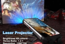 Chiếc điện thoại bền bỉ tích hợp máy chiếu, Pin 23.800 mAh sạc nhanh 120W Unihertz Tank 2 Pro