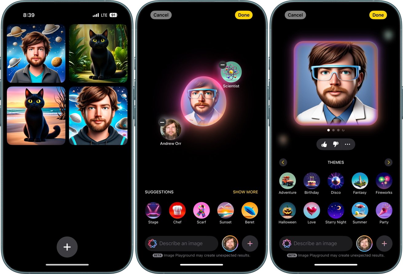 iOS 18.2 - Image Playground