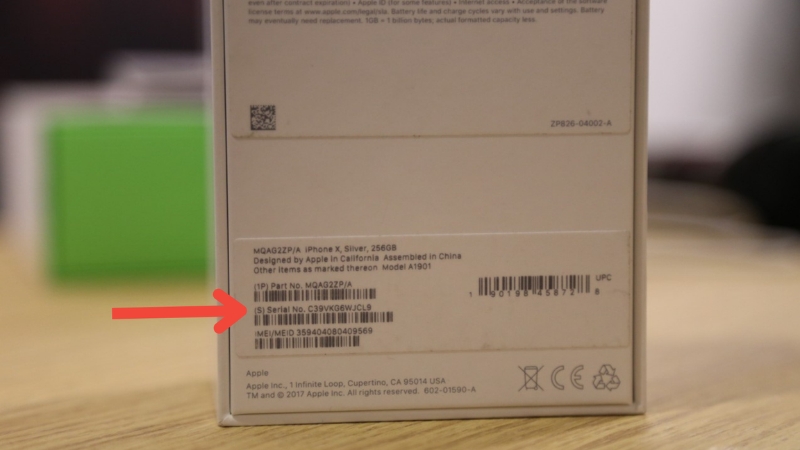 Kiểm tra xuất xứ iPhone qua số seri, IMEI 