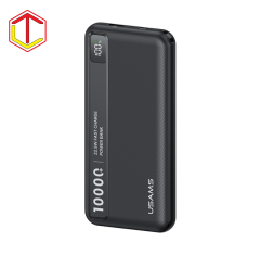 Pin Dự Phòng USAMS CD263 10000mAh 22.5W (1*Type-C + 1*USB-A Port, Digital Display, 3C Certification)