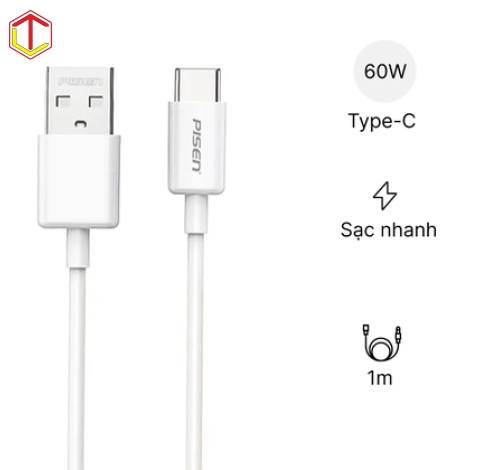 Cáp USB iPhone chính hãng Pisen