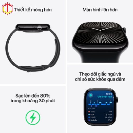Apple Watch S10 46mm Viền Thép