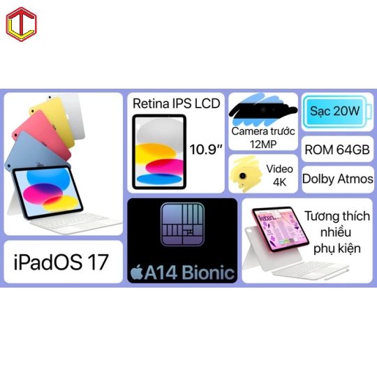 iPad Gen 10 10.9 inch WiFi 256GB (2022)