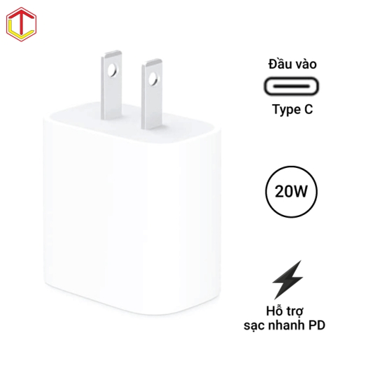 Sạc Type C 20W chính hãng Apple