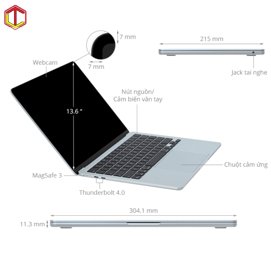 MacBook Air M5 15 inch 16GB/512GB