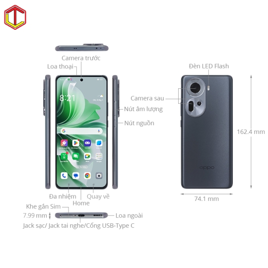 Điện thoại OPPO Reno11 5G 8GB/256GB 99%