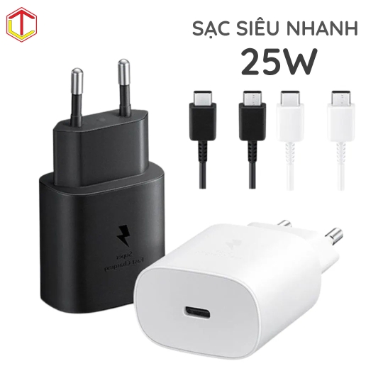 Bộ sạc nhanh 25w type C 