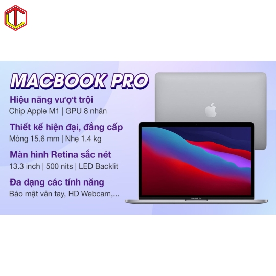 MacBook Pro M1 13.3 Inch 16GB/512GB (2020)