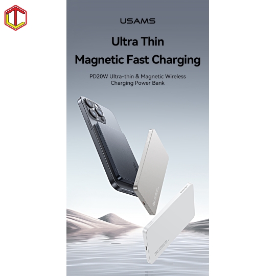 Pin Dự Phòng Không Dây USAMS CD242 10000mAh 20W